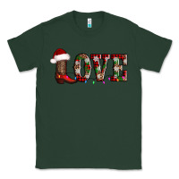 Sports Green love christmas boots Classic Tee - AdoDesignShop