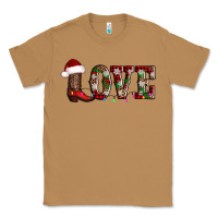Toasted Coconut love christmas boots Classic Tee - AdoDesignShop