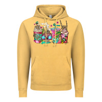 Vintage Mustard skeleton summer coffee cups Vintage Hoodie - Jasminsmagicworld