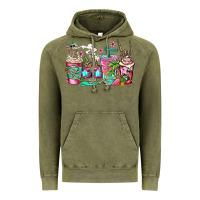Vintage Olive skeleton summer coffee cups Vintage Hoodie - Jasminsmagicworld