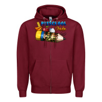 Burgundy preschool Zipper Hoodie - BundleAndBundleShop