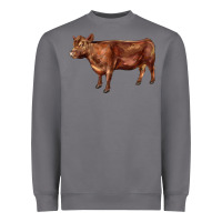 Storm red angus cow Heavyweight Sweatshirt - LillyAllenDesigns