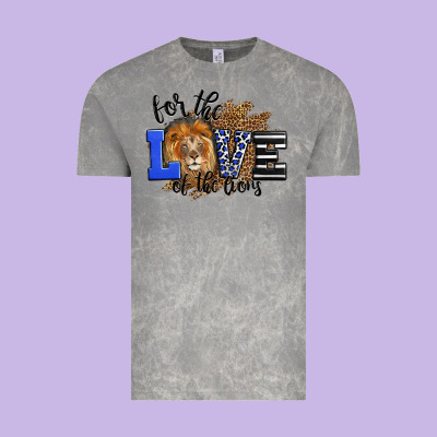 For The Love Of The Lions Vintage Tee Designed By Lillyallendesigns