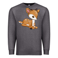 Charcoal Heather gazelle Premium Sweatshirt - texasbilliewilder