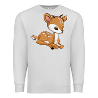 Dove Grey gazelle Premium Sweatshirt - texasbilliewilder