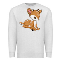 Oatmeal Heather gazelle Premium Sweatshirt - texasbilliewilder
