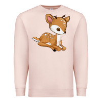 Pale Pink gazelle Premium Sweatshirt - texasbilliewilder