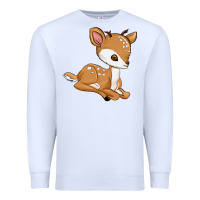 White gazelle Premium Sweatshirt - texasbilliewilder