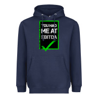 Navy You Had Me At Ebitda Heavyweight Hoodie - Bettercallsaul