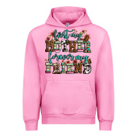 Fuchsia Pink first my mother forever my friend Urban Hoodie - OliviaCreatesArt