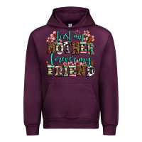 Mauve Wine first my mother forever my friend Urban Hoodie - OliviaCreatesArt