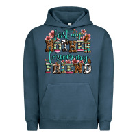Pigment Midnight Navy first my mother forever my friend Urban Hoodie - OliviaCreatesArt