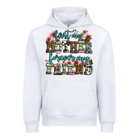 White first my mother forever my friend Urban Hoodie - OliviaCreatesArt