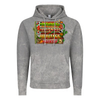 Cloud Rock national hispanic heritage month with background Vintage Hoodie - BundleAndBundleShop