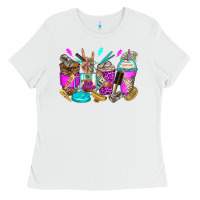 White hair hustler coffee cups Ladies Tee - Zillion Design Studio