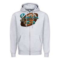 Heather Grey american football senior 2023 Zipper Hoodie - BundleAndBundleShop