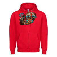 Red american football senior 2023 Zipper Hoodie - BundleAndBundleShop