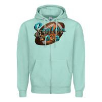 Seafoam american football senior 2023 Zipper Hoodie - BundleAndBundleShop