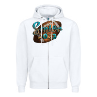 White american football senior 2023 Zipper Hoodie - BundleAndBundleShop