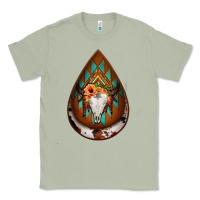 Matcha aztec bullskull teardrop earrings Classic Tee - Jasminsmagicworld