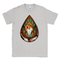 Moon Dust aztec bullskull teardrop earrings Classic Tee - Jasminsmagicworld
