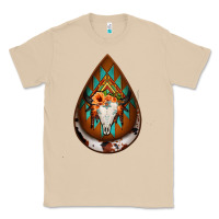 Mushroom aztec bullskull teardrop earrings Classic Tee - Jasminsmagicworld