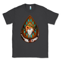 Smoke aztec bullskull teardrop earrings Classic Tee - Jasminsmagicworld