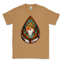 Toasted Coconut aztec bullskull teardrop earrings Classic Tee - Jasminsmagicworld