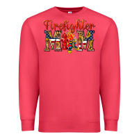 Cardinal Firefighter Mom Premium Sweatshirt - texasbilliewilder