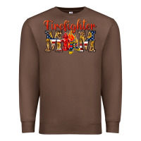 Chestnut Firefighter Mom Premium Sweatshirt - texasbilliewilder