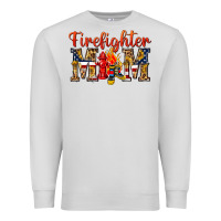 Dove Grey Firefighter Mom Premium Sweatshirt - texasbilliewilder