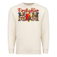 Sandshell Firefighter Mom Premium Sweatshirt - texasbilliewilder
