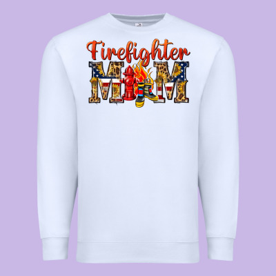 Firefighter Mom Premium Sweatshirt Designed By Texasbilliewilder