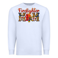 White Firefighter Mom Premium Sweatshirt - texasbilliewilder