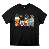 Black art teacher coffee cups Heavy Core Tee - Zillion Design Studio