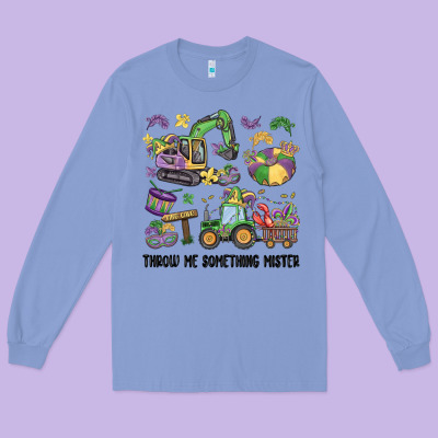 Throw Me Something Mister Long Sleeve Tee Designed By Maliassmallbusiness