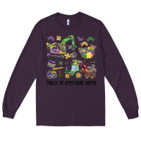 Plum throw me something mister Long Sleeve Tee - MaliasSmallBusiness
