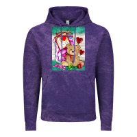 Cloud Purple candy jar with bear  air Vintage Hoodie - AdoDesignShop
