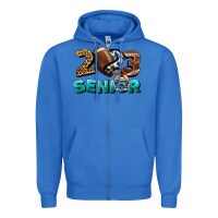 True Royal American Football Senior 2023 Zipper Hoodie - BundleAndBundleShop
