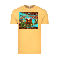 Vintage Mustard longhorn tumbler Vintage Tee - AdoDesignShop