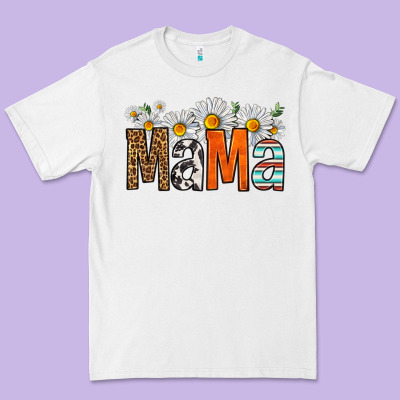 Western Daisies Mama Premium Tee Designed By Hra Design Shop