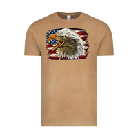 Vintage Camel American Flag Eagle Vintage Tee - LillyAllenDesigns
