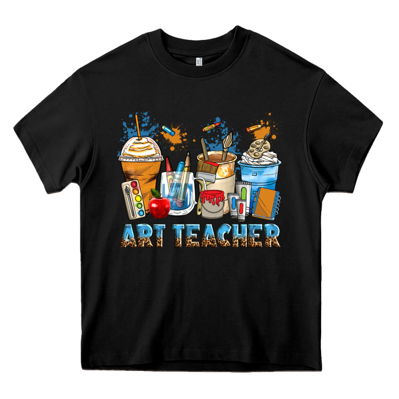 Art Teacher Coffee Cups Heavy Core Tee by Zillion Design Studio | Teevron