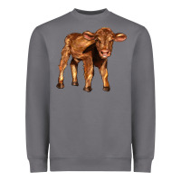 Storm red angus calf Heavyweight Sweatshirt - LillyAllenDesigns