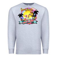 Heather Grey sunshine on my mind Premium Sweatshirt - NancyCooperArtShop