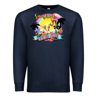 Navy sunshine on my mind Premium Sweatshirt - NancyCooperArtShop