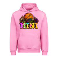 Fuchsia Pink basketball mini Urban Hoodie - OliviaCreatesArt