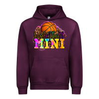 Mauve Wine basketball mini Urban Hoodie - OliviaCreatesArt