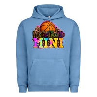 Pigment Pebble Blue basketball mini Urban Hoodie - OliviaCreatesArt