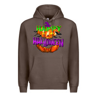 Coffee Happy Halloween Premium Hoodie - NancyCooperArtShop